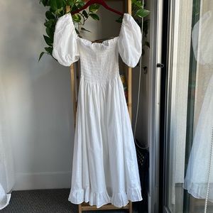 Neve and Noor Ava Dress in white